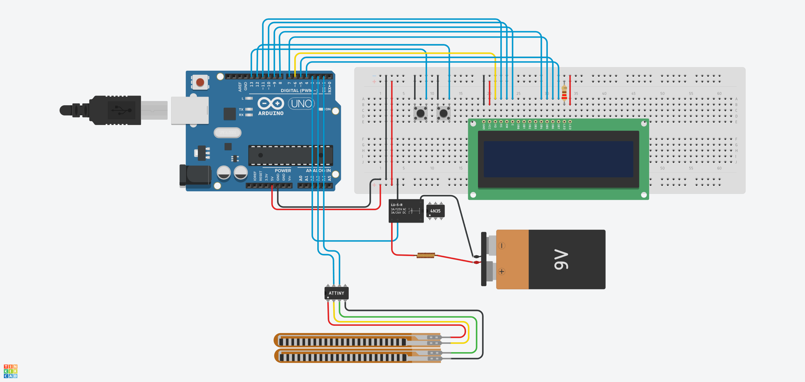 DrinkBot sensing and control system diagram